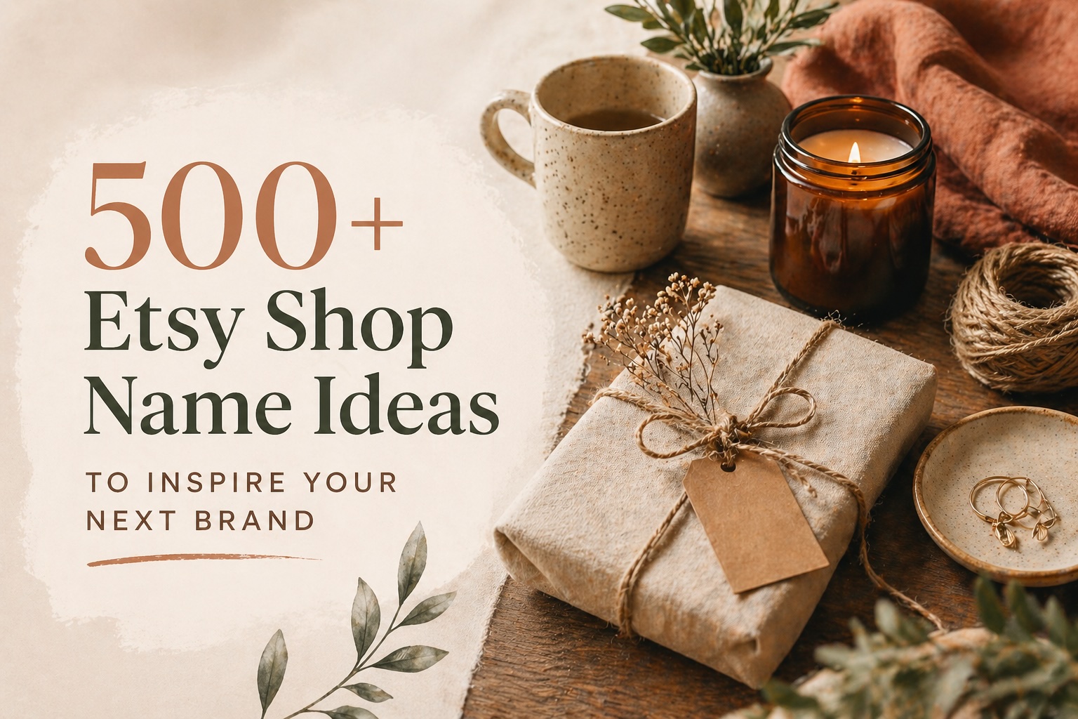 500+ Etsy Shop Name Ideas (By Niche & Style, 2026)